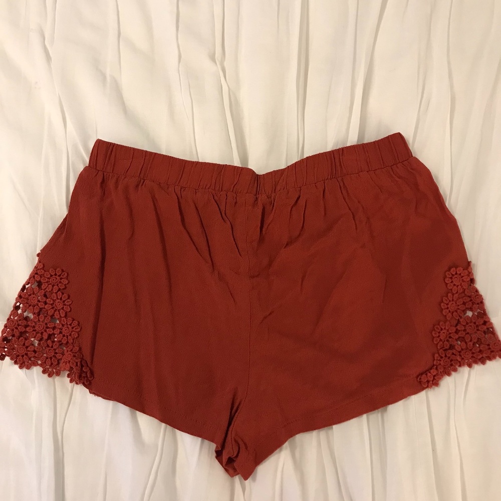 Rust Orange Shorts